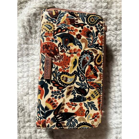 Sakroots Large Smartphone crossbody/wallet - Picture 3 of 5